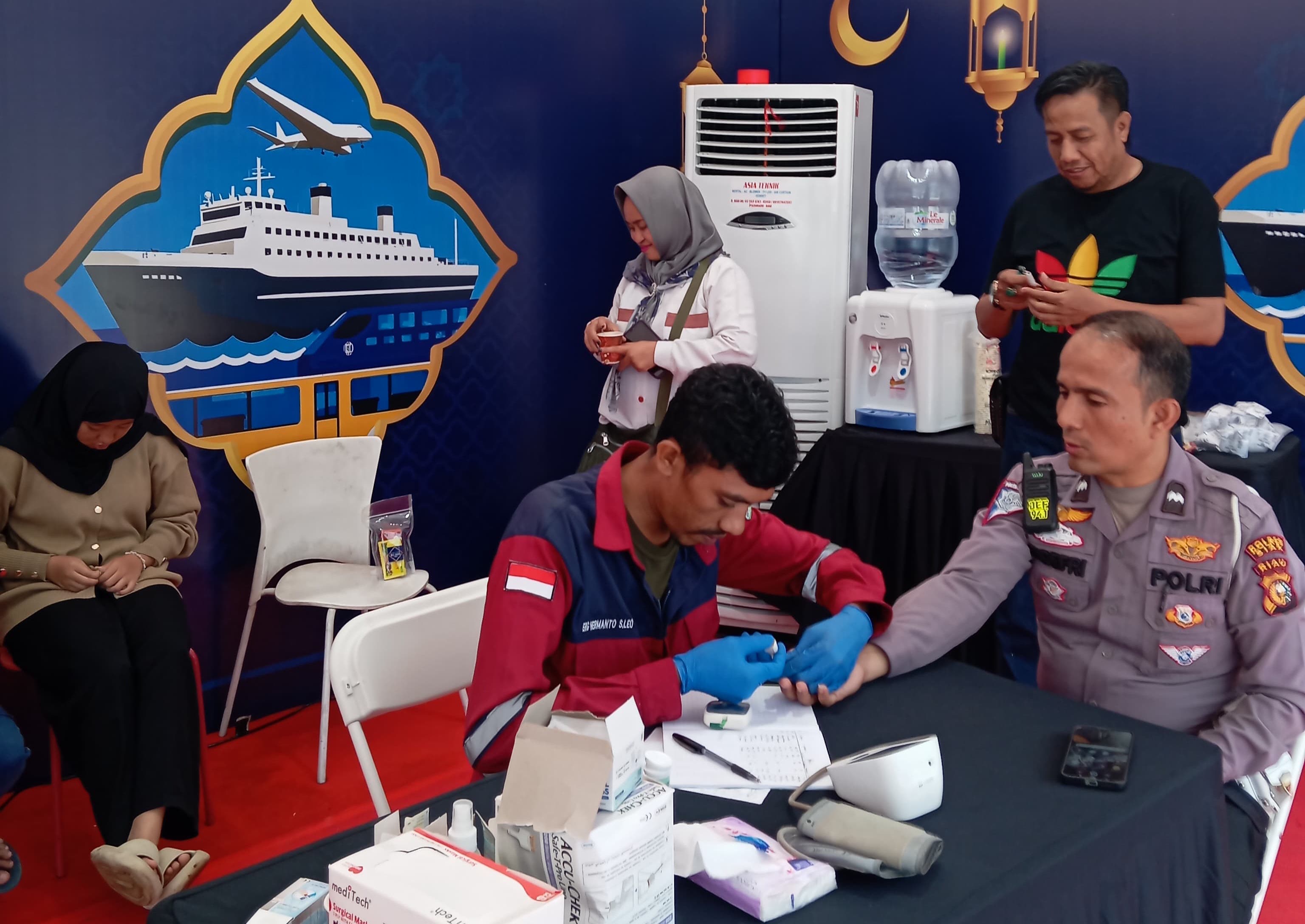 PTPN IV PalmCo Dirikan Posko Arus Balik di Tol Pekanbaru-Dumai, Fasilitas Nyaman dan Gratis