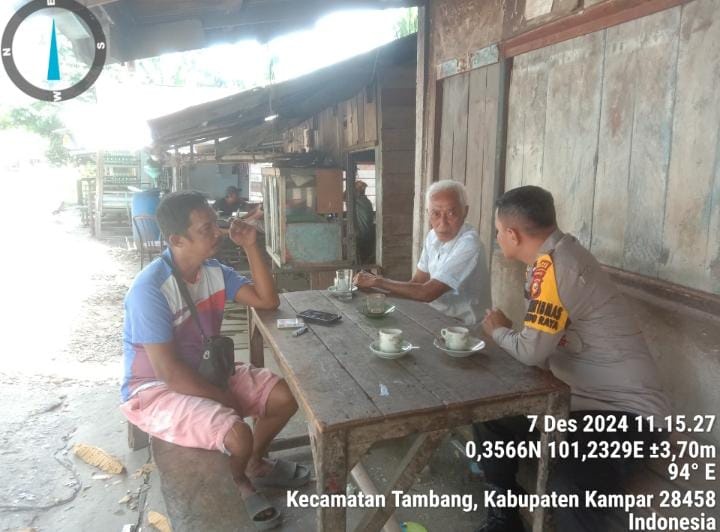 Lewat Cooling System, Polsek Tambang Jaga Kondusivitas Pasca Pilkada 2024