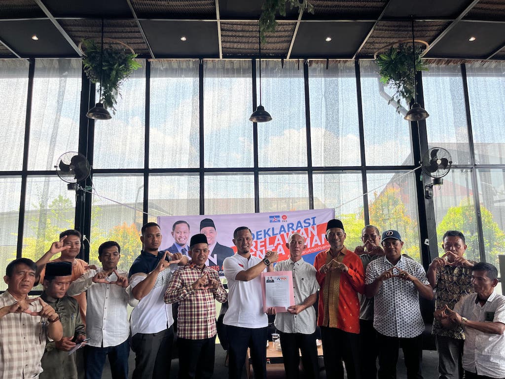 Gerakan Cinta AMAn Deklarasikan Dukungan untuk Agung Nugroho-Markarius Anwar di Pilwako Pekanbaru 2024