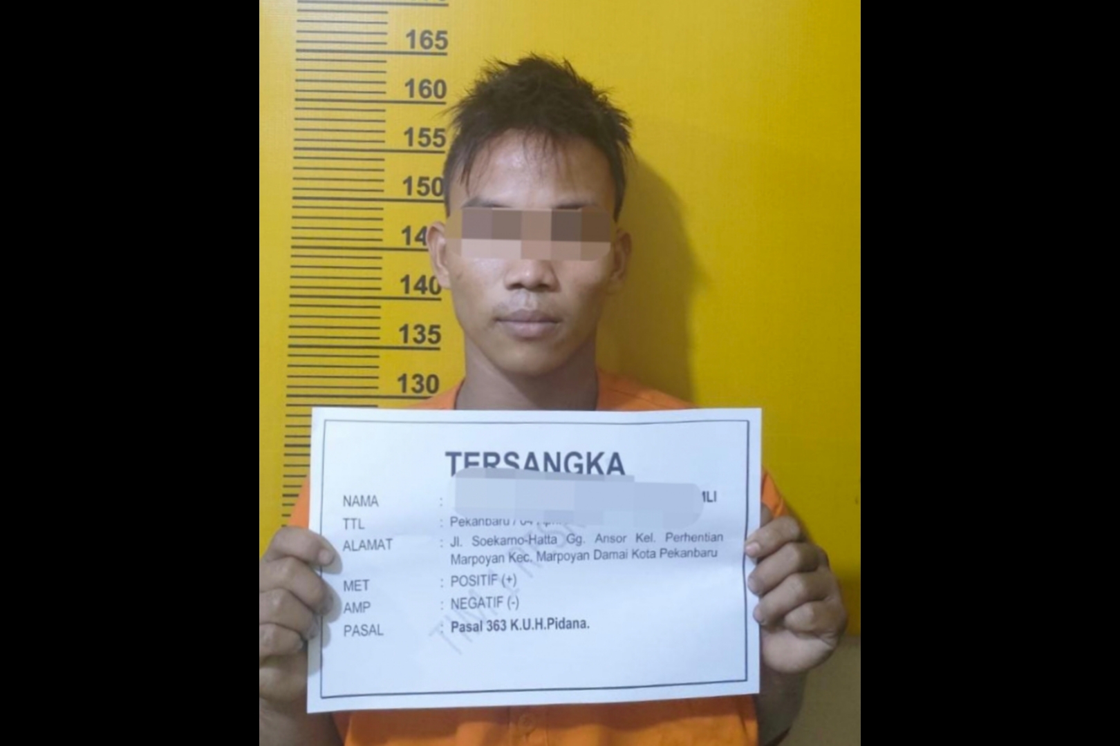 Curi Motor Karyawan Swasta, Residivis Kembali Dibui