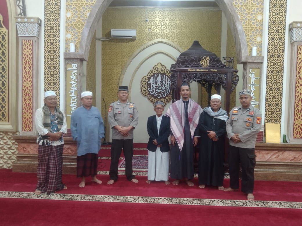 Personel Polsek Kabun Gelar Cooling System Bersama Jamaah Masjid Al-Muawanah