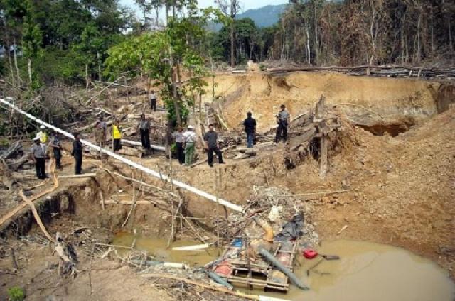Diduga Penambangan Ilegal Marak di Rohil