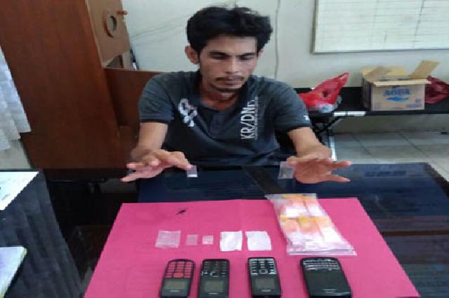 Lama Jadi TO, Pengedar Narkotika di Bangkinang Akhirnya Diamankan Polisi