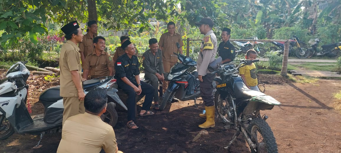 Polsek Teluk Belengkong Ingatkan Warga Tidak Terprovokasi Berita Hoax Jelang Pemilu 2024