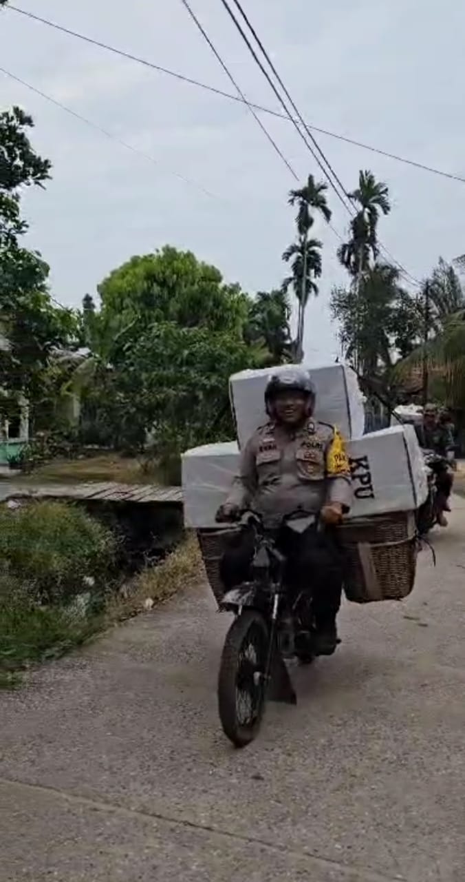 Polres Dumai Kawal Ketat Kotak Suara Hasil Pemilu 2024