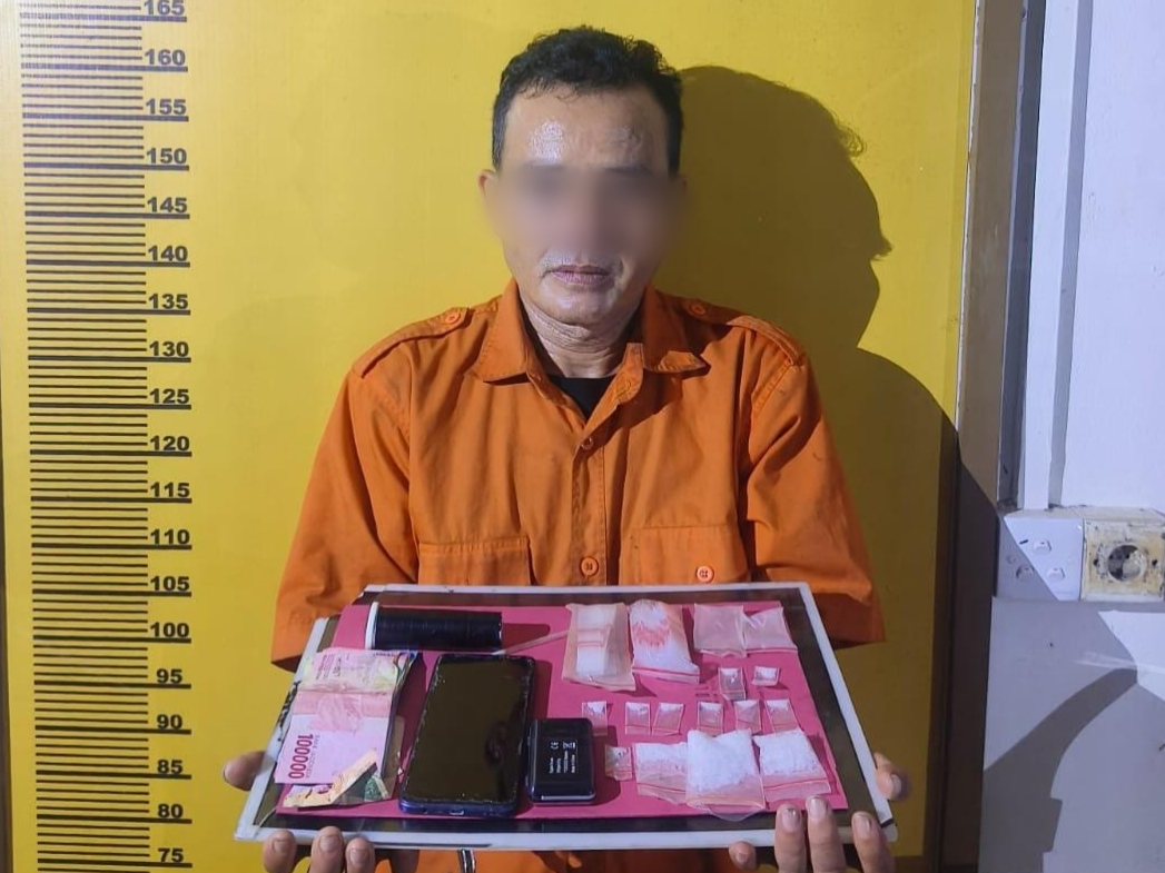 Eks Napi Kabur Rutan Sumut kembali Ditangkap Polres Inhu dengan Belasan Paket Sabu
