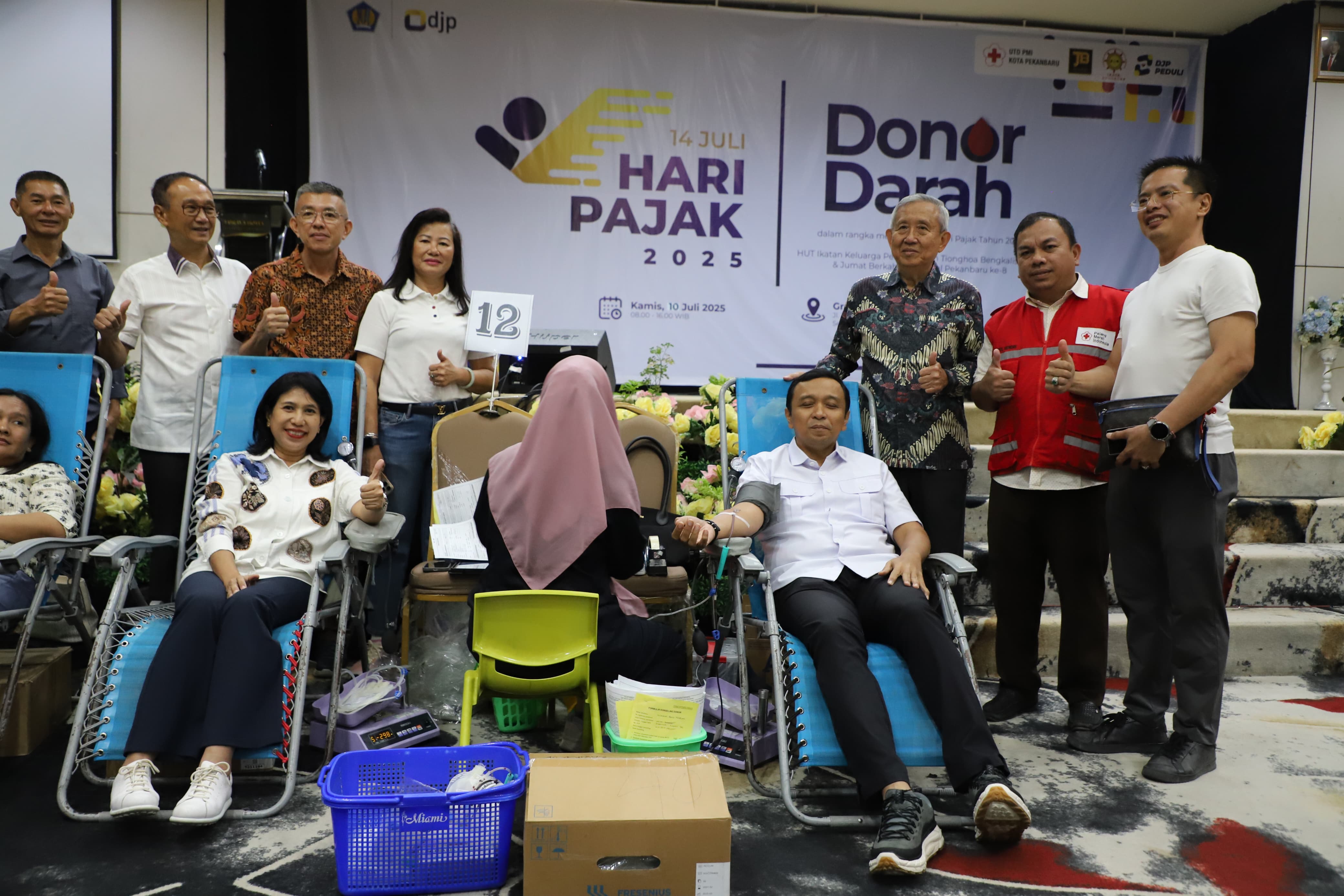 Gelar Donor Darah, Kanwil DJP Riau dan IKPTB Kumpulkan 1.000 Kantong Darah