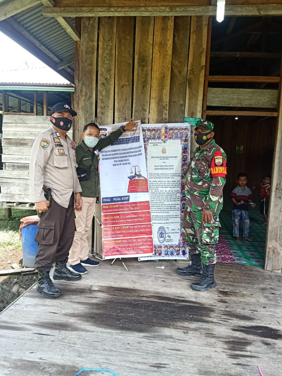 Polsek Teluk Meranti Periksa Kesiapan Protokol Kesehatan Ditempat Kampanye