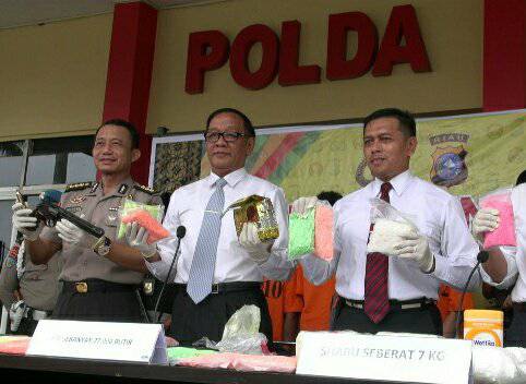 Polda Riau Pastikan Sabu dan Ekstasi Dari Luar Negeri, Ini Peran Warga Bengkalis yang Tertangkap