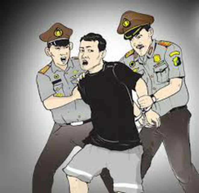 Door! 5 Timah Bersarang di Kaki Jambret Ini Karena Berupaya Melarikan Diri Dan Melawan Petugas