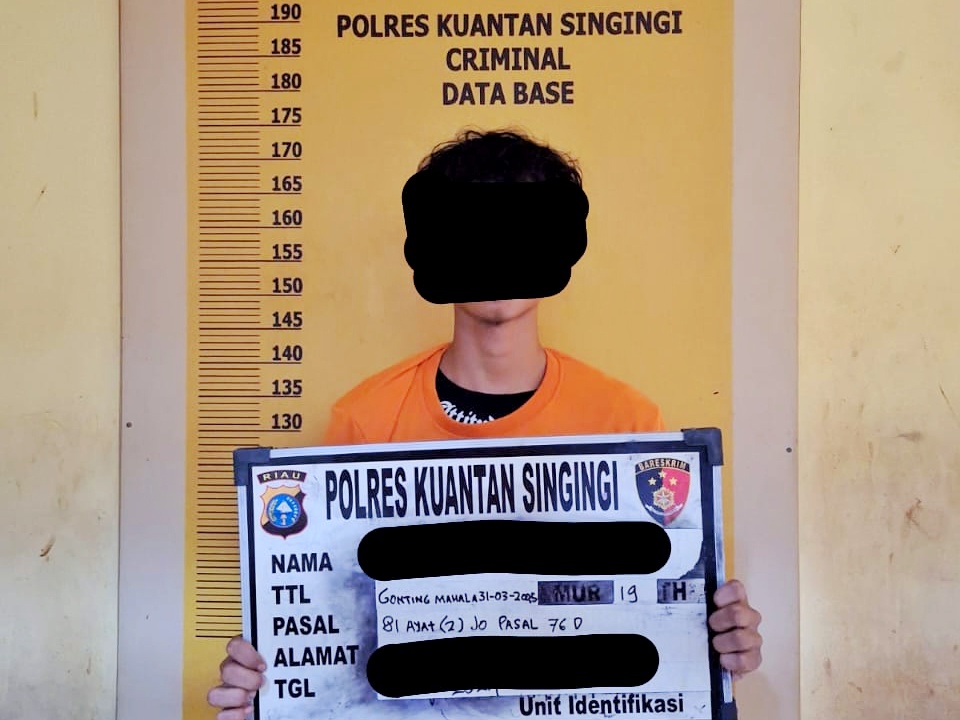 Pemuda di Kuansing Diamankan Polisi karena Cabuli Anak di Bawah Umur