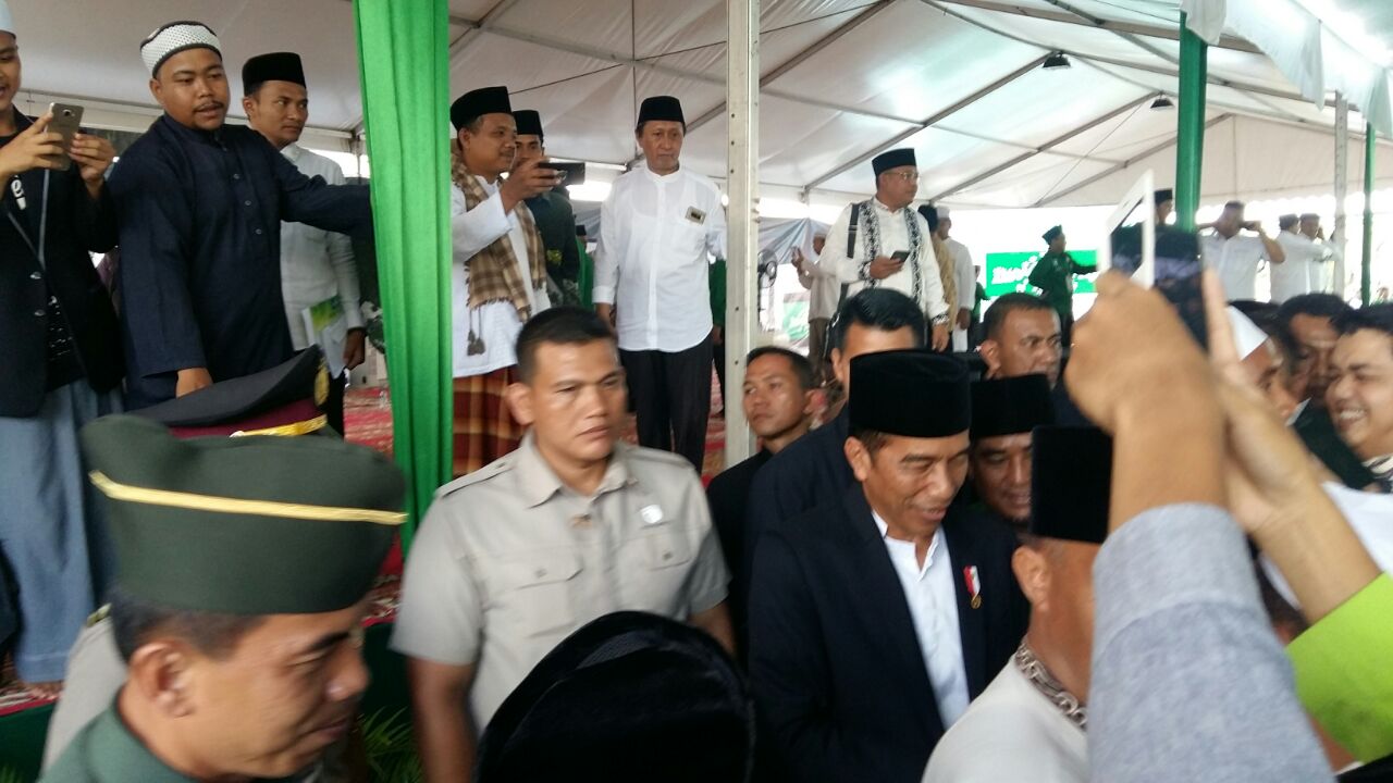 Pesan Presiden Jokowi Jelang Pilpres Pada Pelantikan PWNU Riau