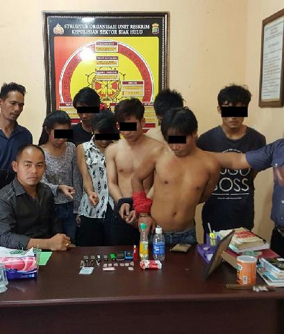 Tujuh Sekawan Pesta Narkoba di Siak Hulu