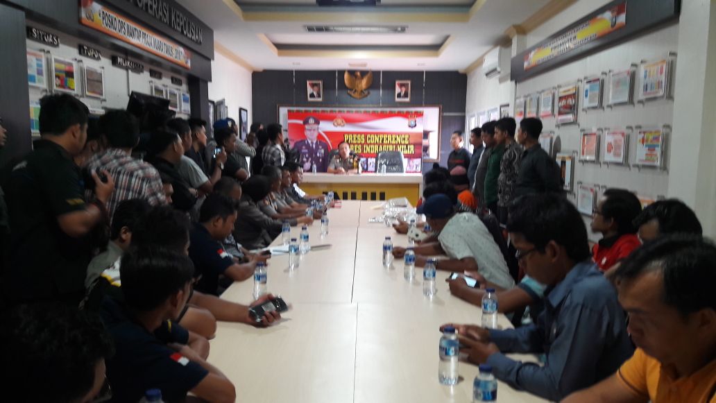 Polres Inhil Gelar Press Rilis Penangkapan Sabu Setengah Kg dan Pembunuhan Berencana