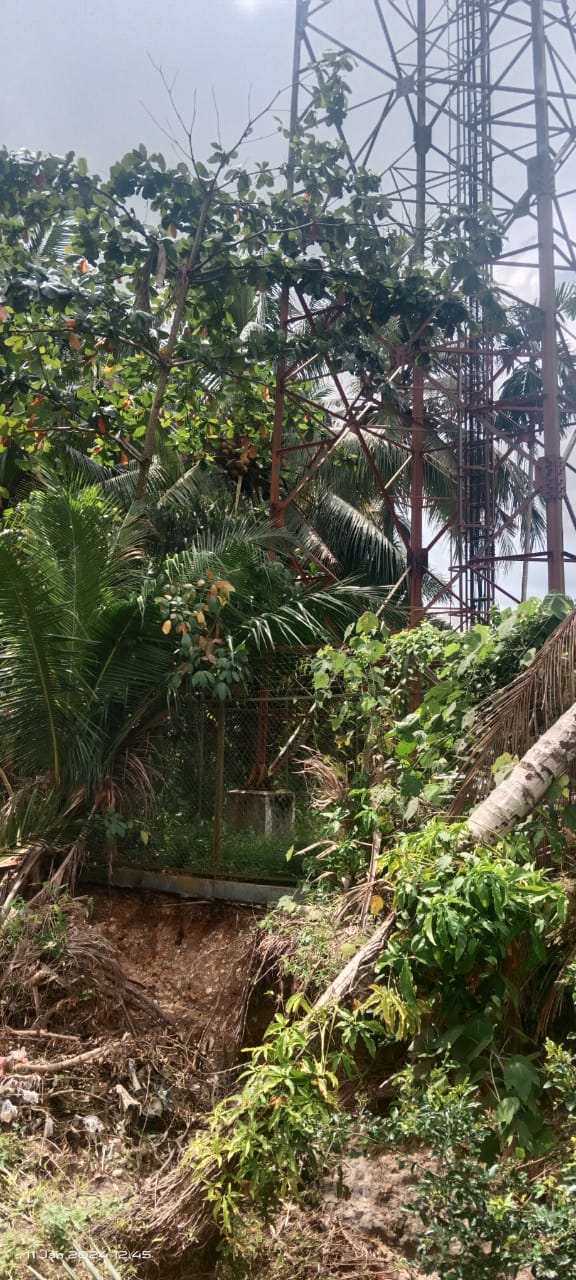 Tower BTS di Desa Serosa Kuansing Terancam Ambruk, Bupati Instruksikan Kominfotiksan Surati Telkomsel