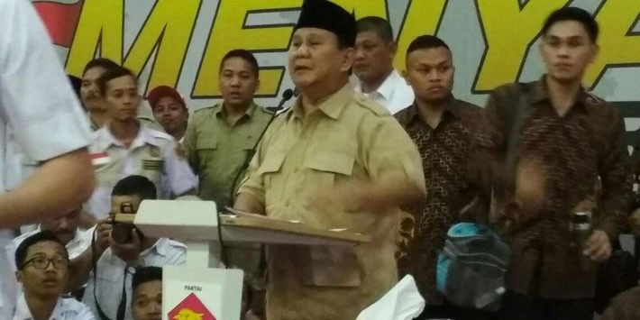 Mengejutkan! Prabowo Deklarasi Capres di Lumbung Suara Jokowi