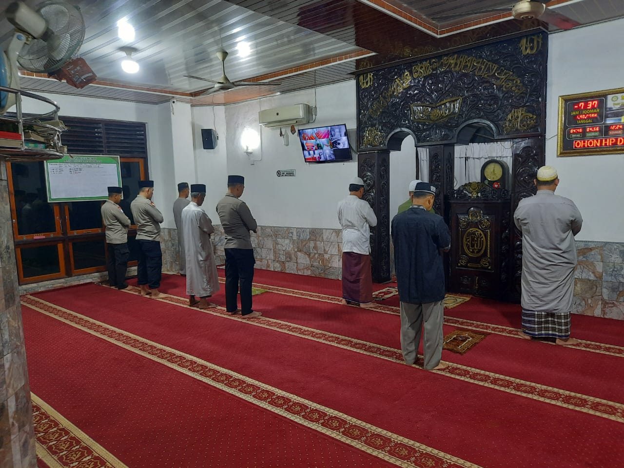 Polsek Benai Gandeng Jamaah Masjid Sosialisasikan Cooling System Pemilu Damai