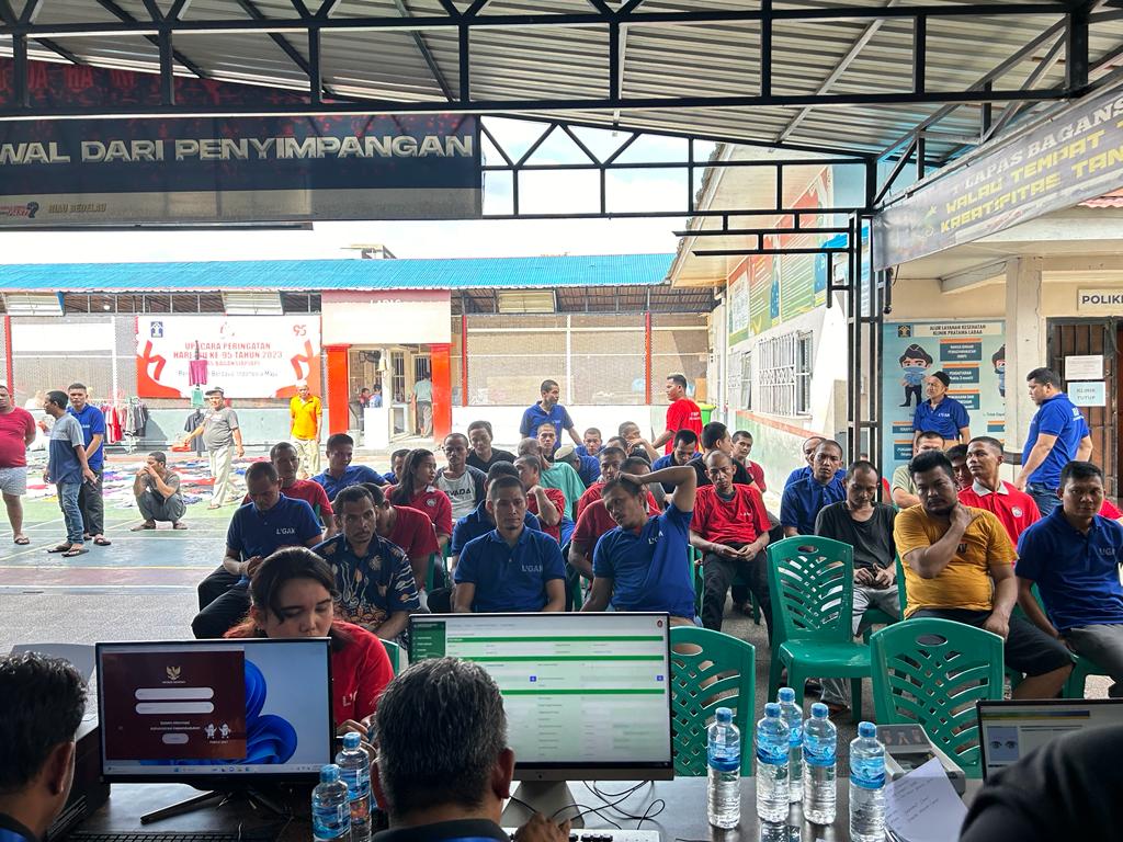 Polres Rohil Fasilitasi Perekaman KTP untuk Napi Agar Bisa Mencoblos