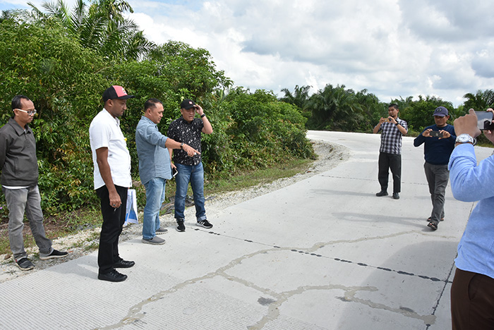 Pekerjaan Rampung, TP4D Tinjau Hasil 3 Proyek di Siak Kecil 