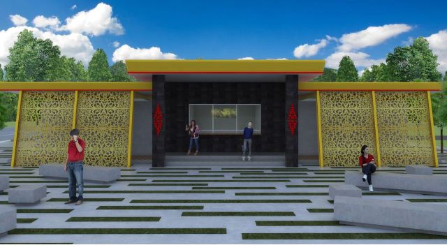 Bangunan Baru di Depan Istana Siak Bukan Toilet Umum, Tapi Tempat Penjualan Tiket Masuk