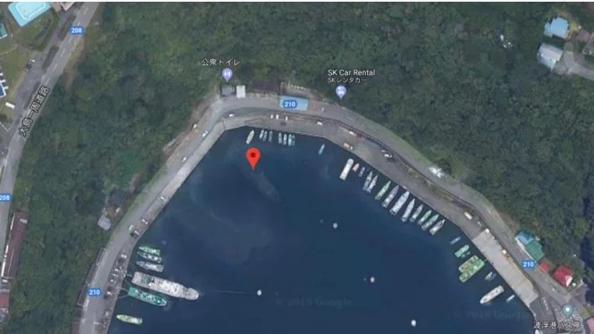 Viral Bangkai Kapal di Tokyo Jepang Terlihat di Google Maps