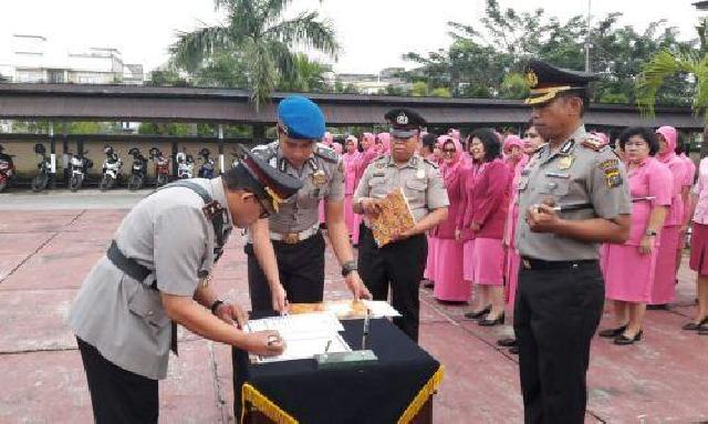 AKBP Dolifar Manurung Pimpin Sertijab 6 Perwira Menengah Polres Inhil