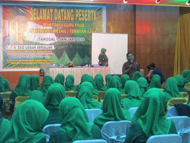 DPC PPP Kota Pekanbaru Beri Pelatihan 200 Guru PAUD