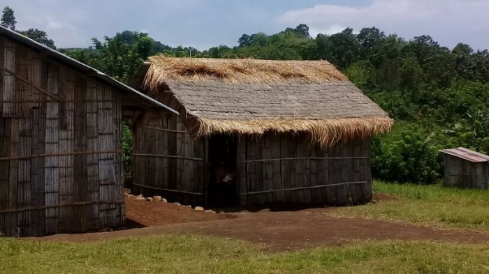 Bangunan Sekolah di Labuan Bajo, Beratap Daun Alang Alang dan Berdinding Bambu