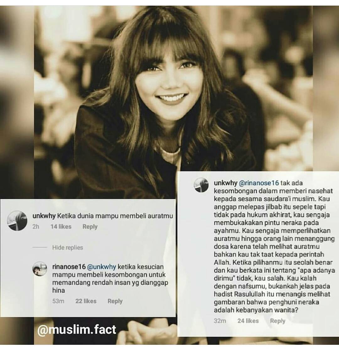 Niat Balas Komentar Netizen, Rina Nose Dibuat Mati Kutu, Netter: Seperti Diiris Sembilu . . .