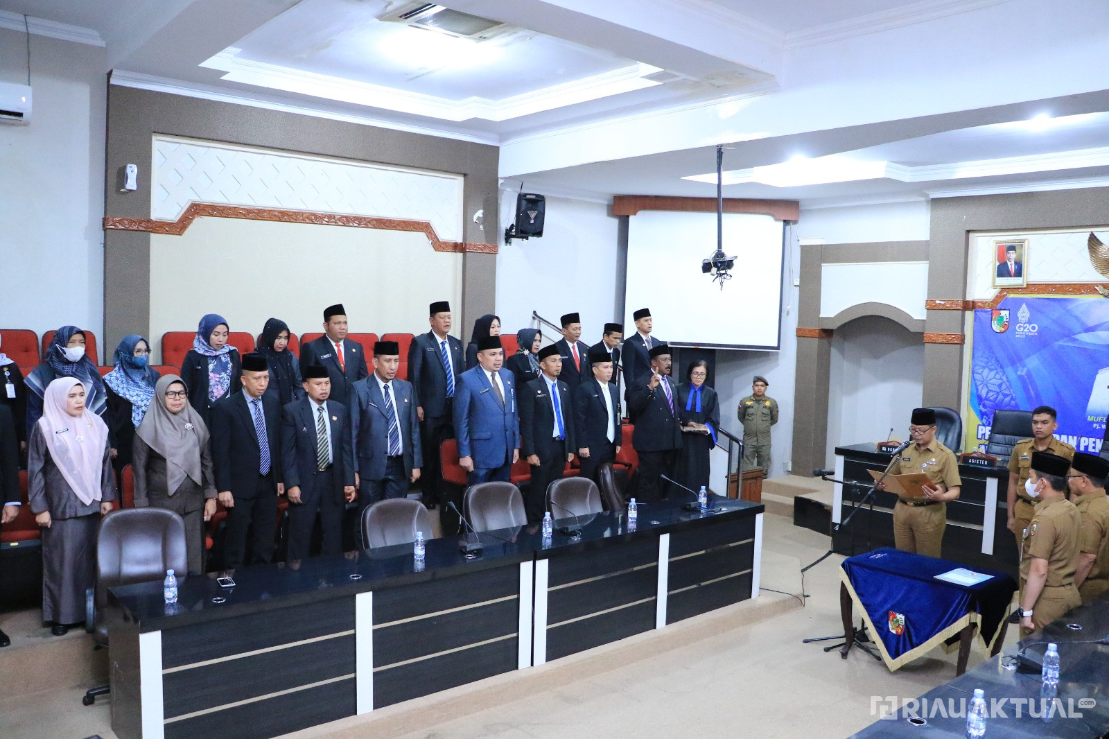 Muflihun Kembali Rombak Kabinet Kerja, 23 Pejabat Eselon III dan IV Dilantik