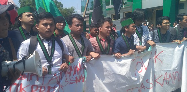 Mahasiswa Untirta Tolak Kehadiran Ma'ruf Amin