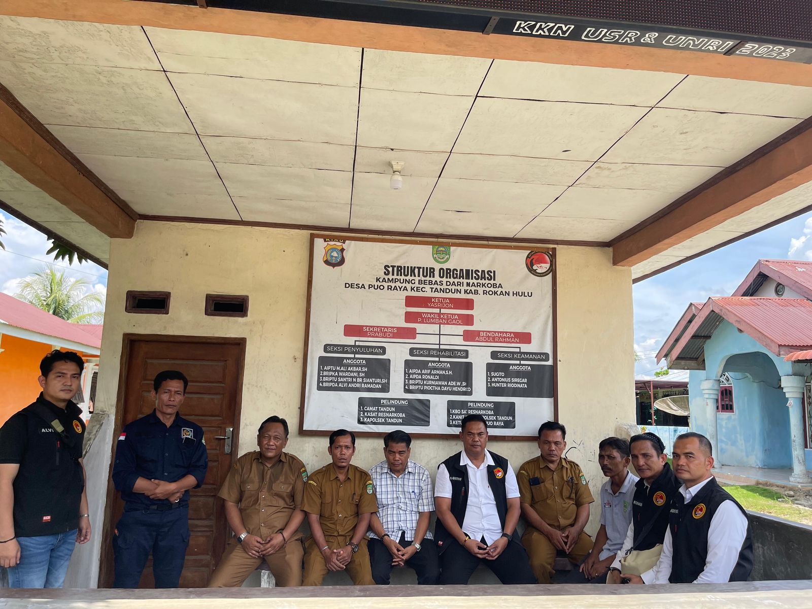 Sat Resnarkoba Polres Rokan Hulu Gelar Deklarasi Anti Narkoba di Desa Puo Raya