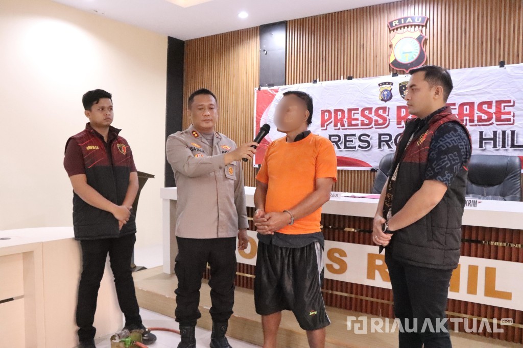 Polres Rokan Hilir Tangkap Pelaku Penjagal Anjing di Bagan Batu, Sekilo Dijual Rp100 Ribu