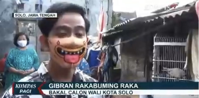 Gibran Rakabuming Tak Serius Maju Pilwalkot Solo Gara-Gara Masker Lidah Melet?