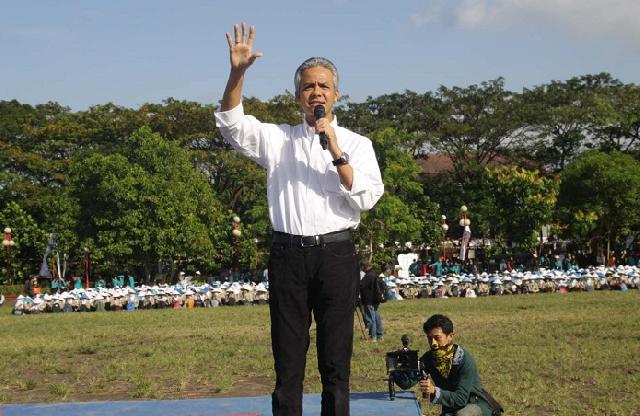 Datang ke Pekanbaru, Ganjar Pranowo jadi Juru kampanye pasangan 'BISA' hari ini