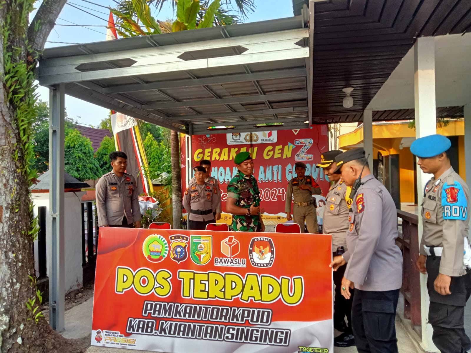 Polres Kuansing Gelar Patroli Sinergitas TNI-Polri untuk Jaga Kondusifitas Menjelang Pilkada 2024