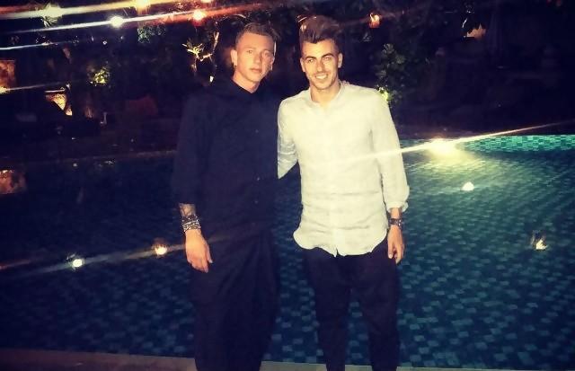 Dua Pemain Italia Liburan ke Bali