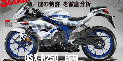 Desain Suzuki GSX-R250 Muncul Lagi, Keren Juga
