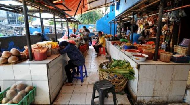 Libur Idul Fitri, Pasar Tradisional Pekanbaru Sepi