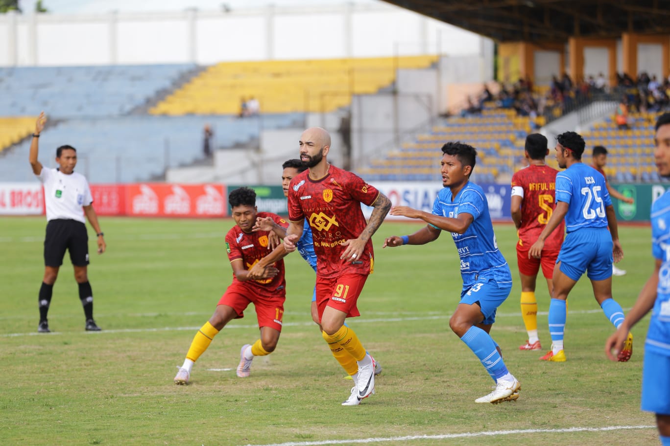 Tumbangkan PSDS Deli Serdang 2:0, PSPS Riau Naik Peringkat ke Posisi 4 Grup A
