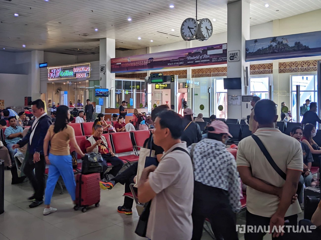 Bandara SSK II Pekanbaru Layani 11.754 Penumpang Saat Puncak Arus Balik Idulfitri 1446 H