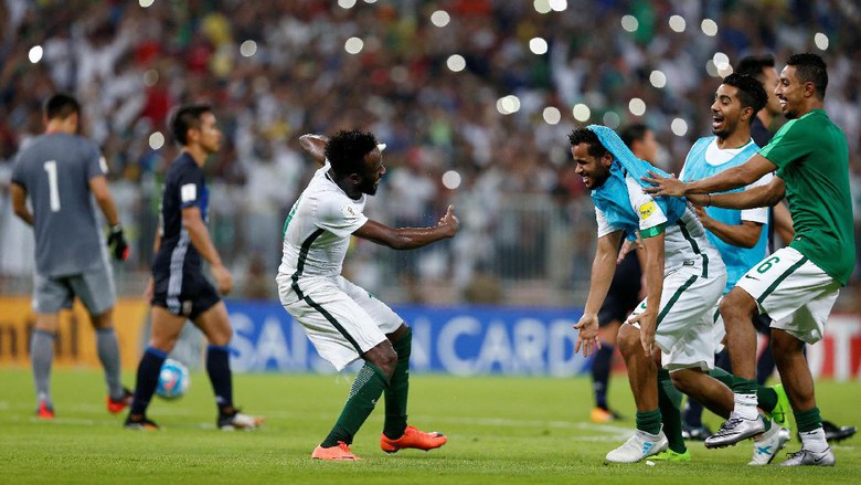 Kalahkan Jepang, Arab Saudi Lolos ke Piala Dunia 2018