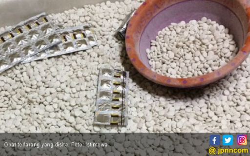 Gerebek Pabrik, Sita 13 Juta Butir Obat Terlarang