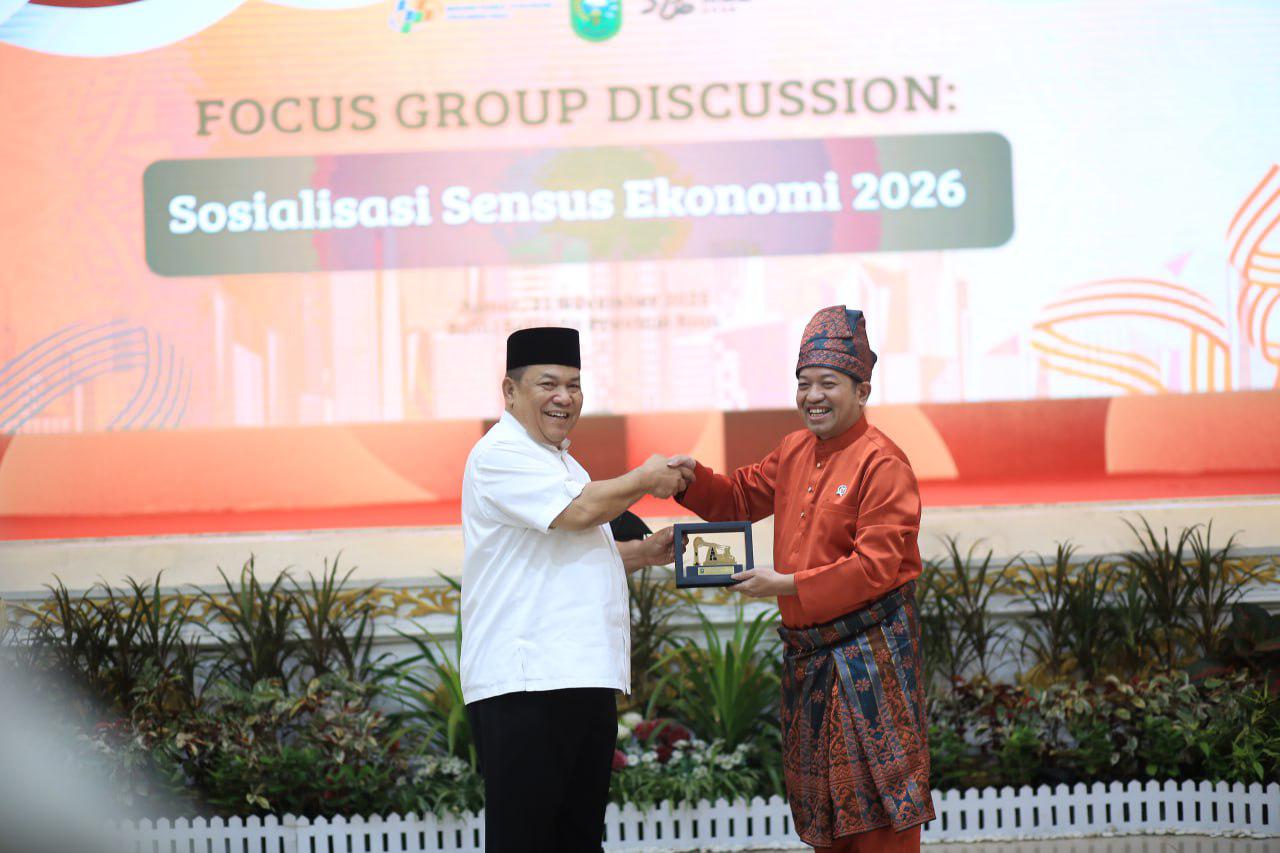 Pemprov Riau Siap Dukung BPS Sukseskan Sensus Ekonomi 2026