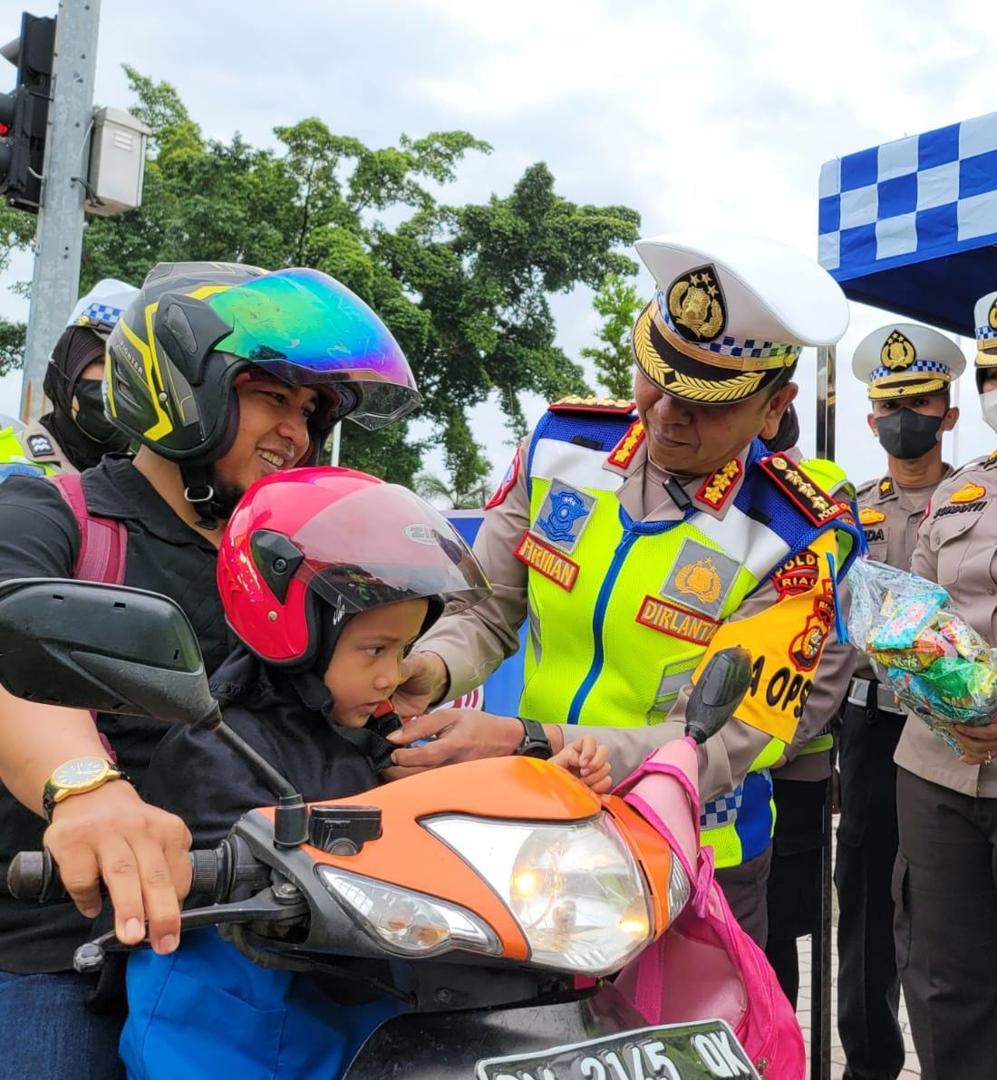 Pekan Kedua Operasi Lancang Kuning 2022, Dirlantas Polda Riau Lakukan ini Saat Turun ke Jalan