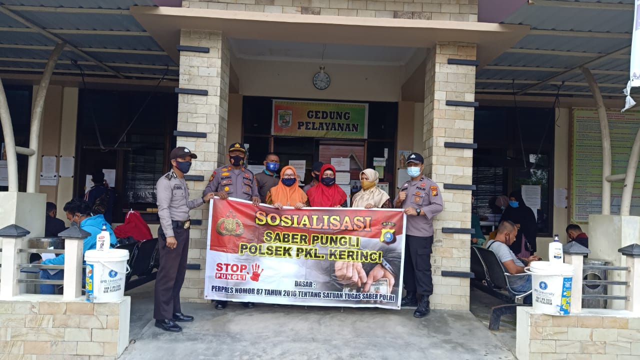 Antisipasi Pungli, Polsek Pangkalan Kerinci tak Pernah Bosan Lakukan Operasi Saber Pungli