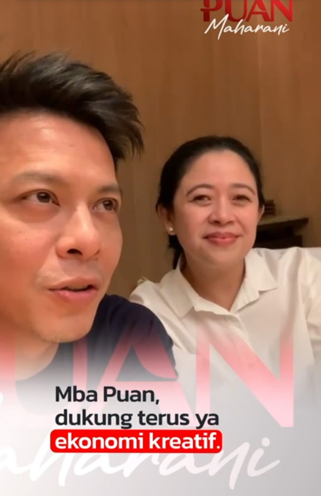 Ngevlog Bareng Ariel Noah, Puan Ajak Masyarakat Dukung Ekonomi Kreatif kembali Bangkit