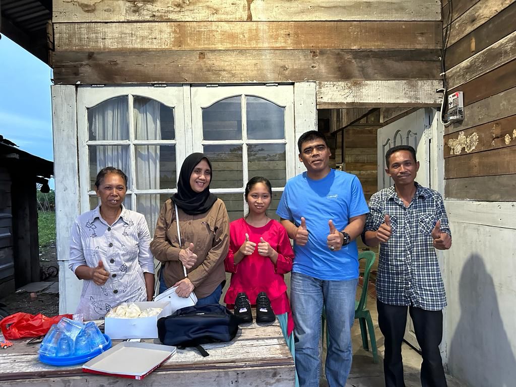 Jadi Korban Lakalantas, Mita Terima Kejutan dari Kabid Humas Polda Riau