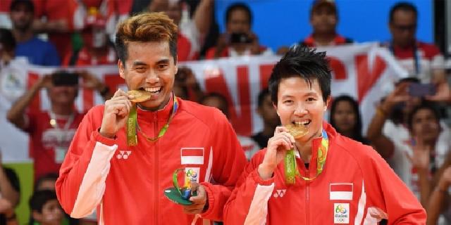 Tontowi-Liliyana dapat Rp 20 juta per bulan seumur hidup