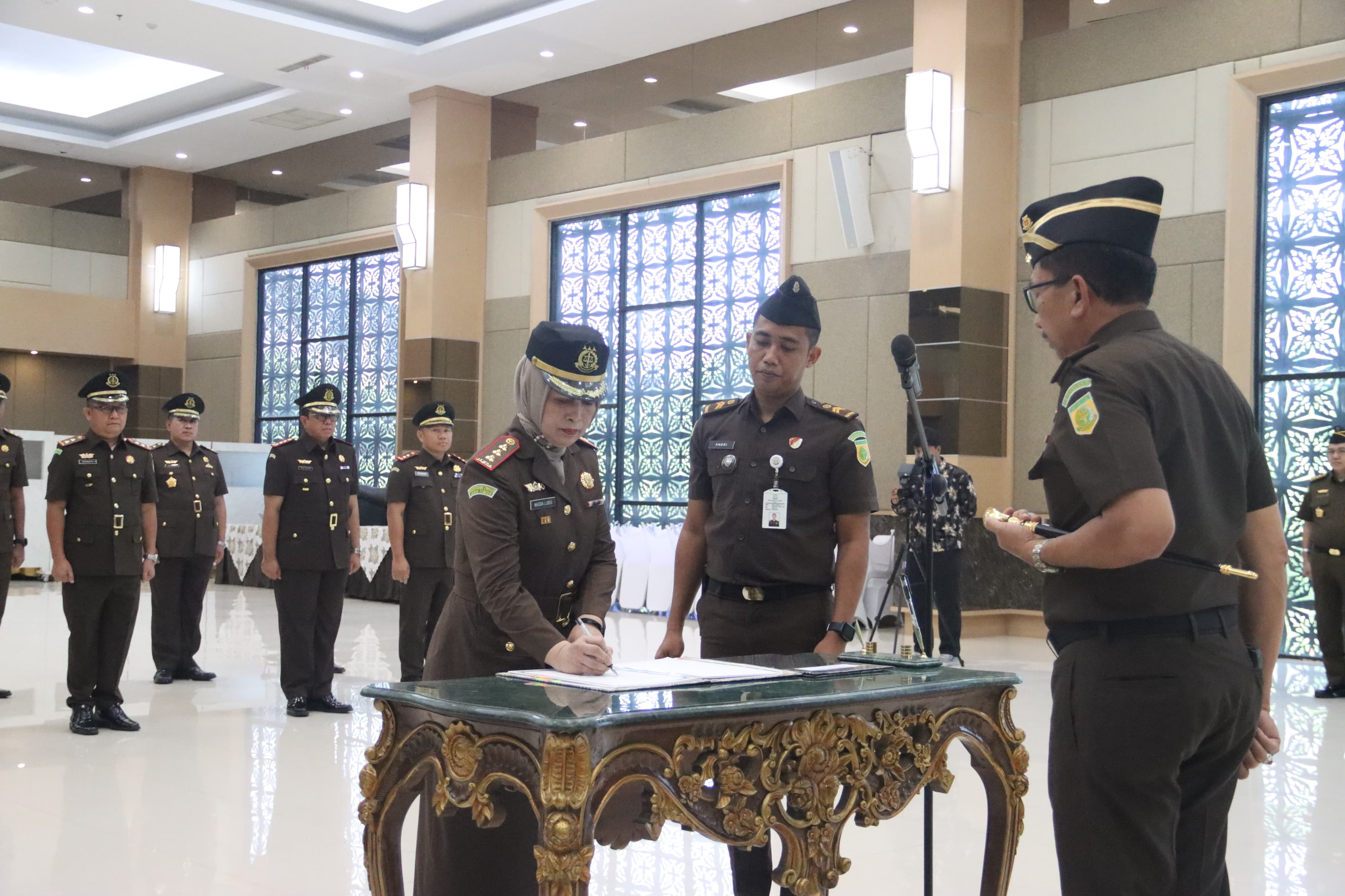 Bupati Bengkalis Sambut Nadda Lubis, Kajari Baru yang Siap Tegakkan Hukum Berkeadilan
